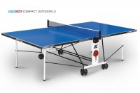 Стол теннисный Start Line Compact-2 LX Всепогодный Синий 6044-1 ARMS - купить-теннисный-стол.рф разумные цены на теннисные столы
