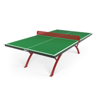 Антивандальный теннисный стол UNIX Line 14 mm SMC (Green/Red) s-dostavka - купить-теннисный-стол.рф разумные цены на теннисные столы