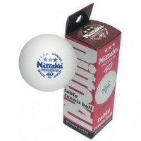 Мячи для настольного тенниса Nittaku Premium*** три звезды белые - купить-теннисный-стол.рф разумные цены на теннисные столы