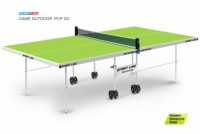 Всепогодный теннисный стол Game Outdoor PCP 20 с инновационной столешницей 20 мм 6034-4 s-dostavka - купить-теннисный-стол.рф разумные цены на теннисные столы