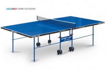 Теннисный стол всепогодный Game Outdoor blue для открытых площадок 6034  - купить-теннисный-стол.рф разумные цены на теннисные столы